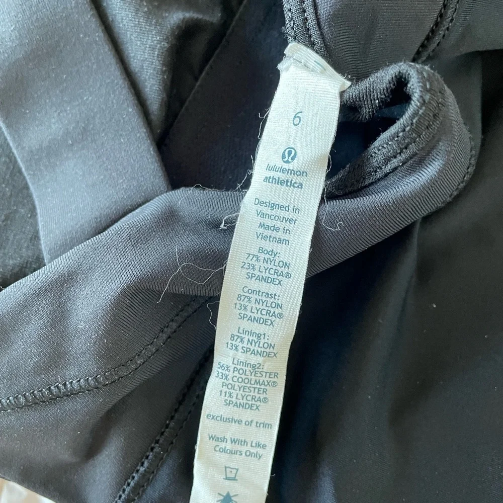 Lululemon Black Exercise Tank Top - Picture 5 of 5